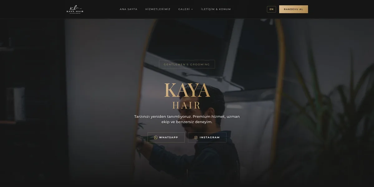 Kaya Hair Club — Randevu Sistemi ekran görüntüsü